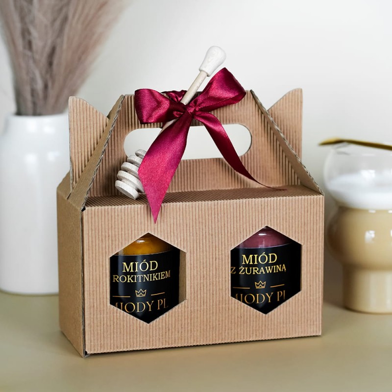 Zestaw 2 miodów w karbowanym kartonie - walizce_zestaw_dwa_miody_walizka_karbowana_zestaw_prezentowy_miody_naturalne_miodypl.jpg