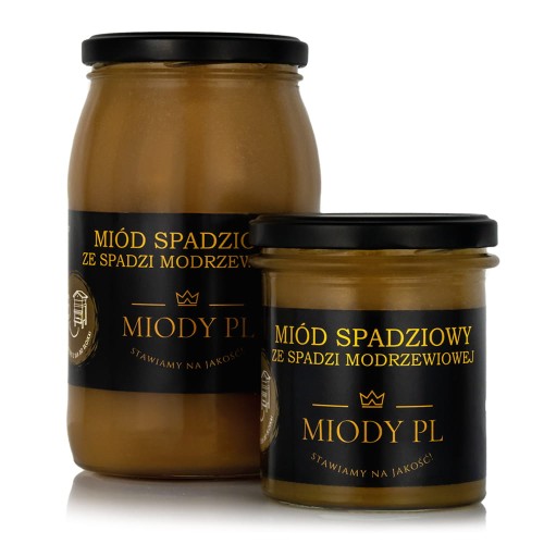 Miód spadziowy ze spadzi modrzewiowej - polski, zbiór 2025