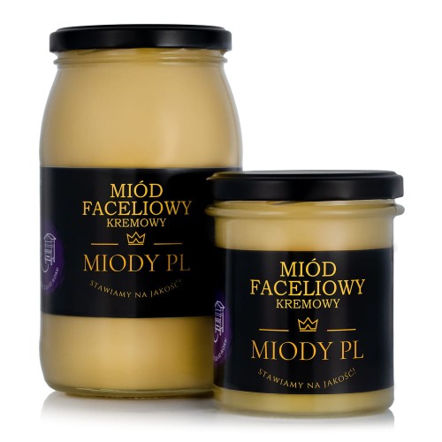 Miód faceliowy kremowy - polski, niefiltrowany, zbiór 2025