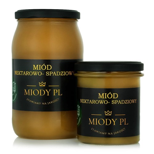 Miód nektarowo-spadziowy - polski, naturalny, zbiór 2025