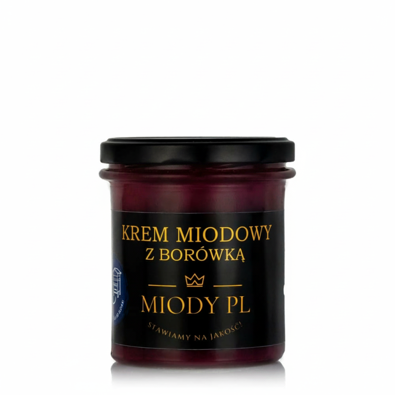 Krem miodowy z borówką - 430 g
