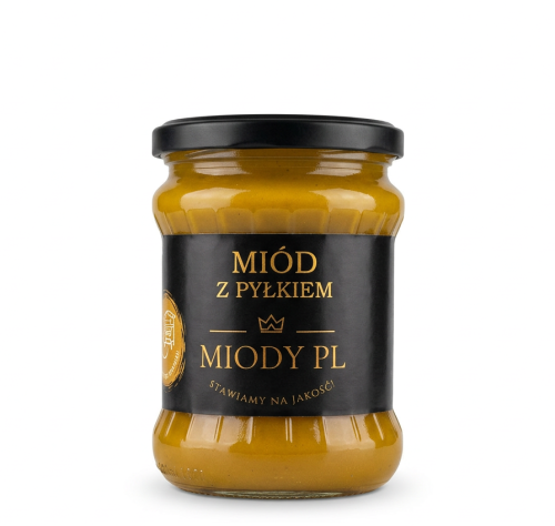Miód z pyłkiem pszczelim