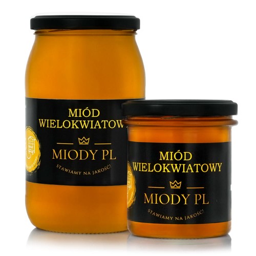 Miód wielokwiatowy płynny - polski, nierozgrzewany, zbiór 2026